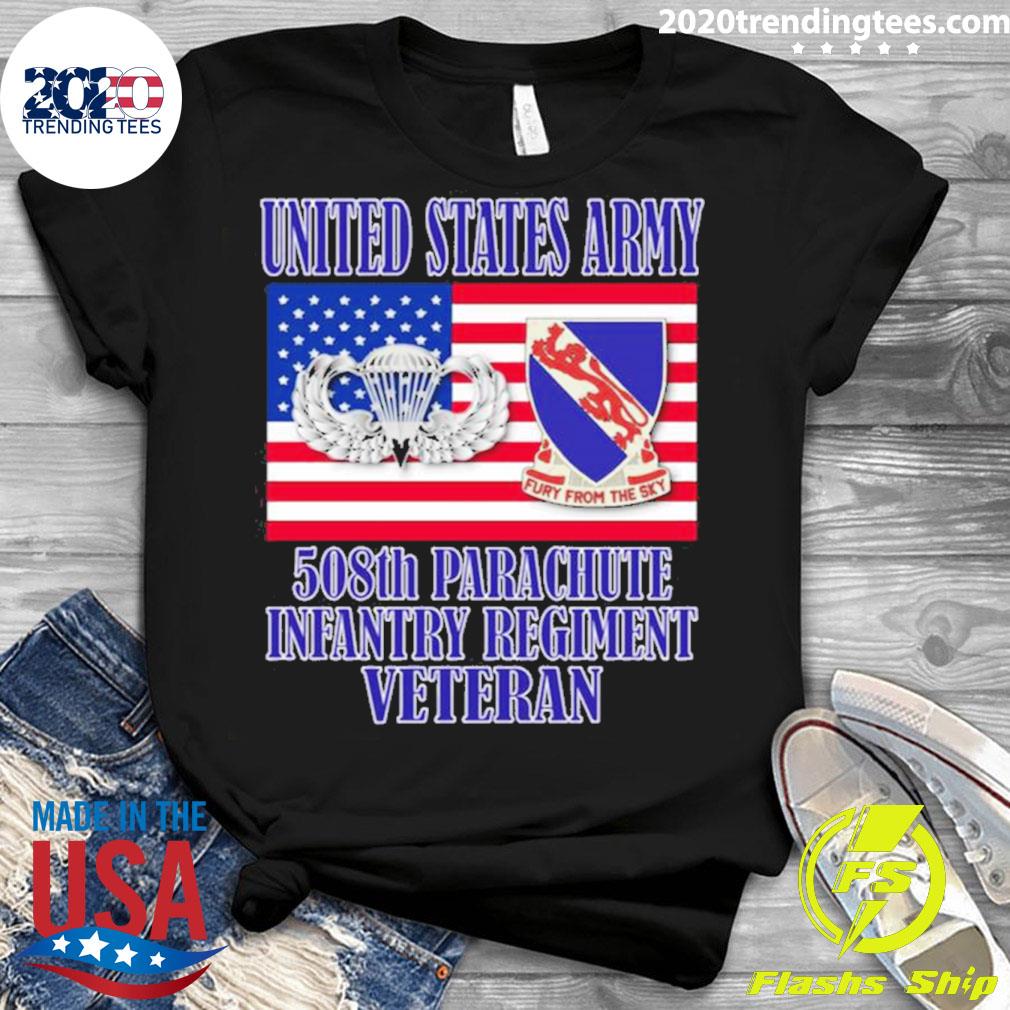 Official 508th Parachute Infantry Regiment Veteran - Adult & Kids T-Shirts, Sweatshirts & Hoodies apparel design preview 3