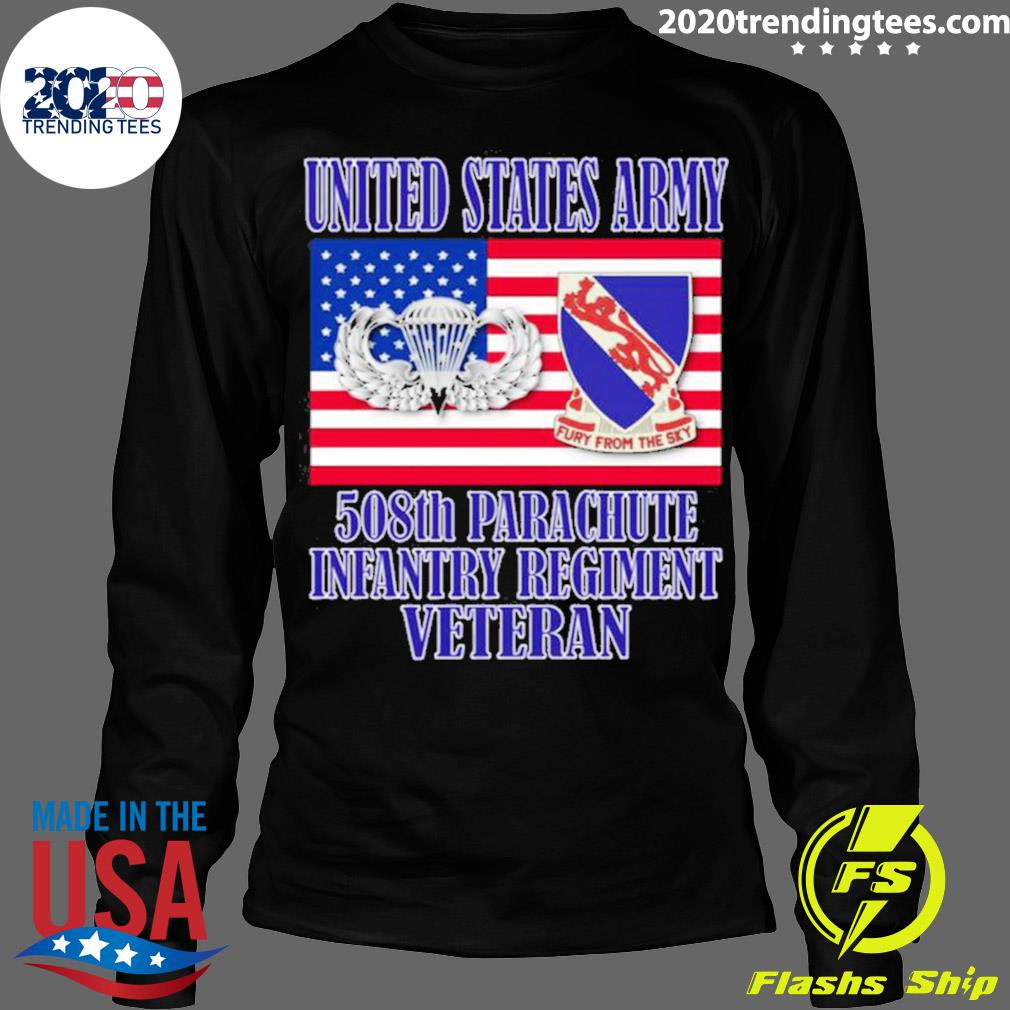 Official 508th Parachute Infantry Regiment Veteran - Adult & Kids T-Shirts, Sweatshirts & Hoodies apparel design preview 4