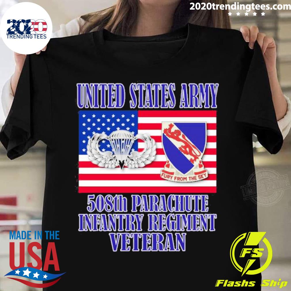 Official 508th Parachute Infantry Regiment Veteran - Adult & Kids T-Shirts, Sweatshirts & Hoodies apparel design preview 1