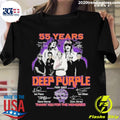 Official 55 Years 1968-2023 Deep Purple Thank You For - Adult & Kids T-Shirts, Sweatshirts & Hoodies apparel design preview 1