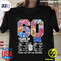 Official 60 Years Of Doctor Who 1963-2023 Signature - Adult & Kids T-Shirts, Sweatshirts & Hoodies apparel design preview 1
