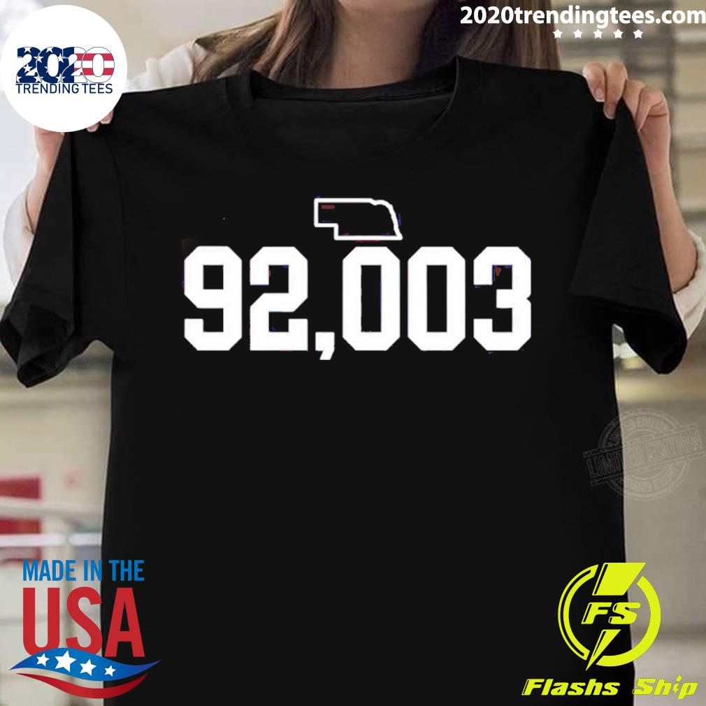 Official 92003 Nebraska - Adult & Kids T-Shirts, Sweatshirts & Hoodies apparel design preview 1