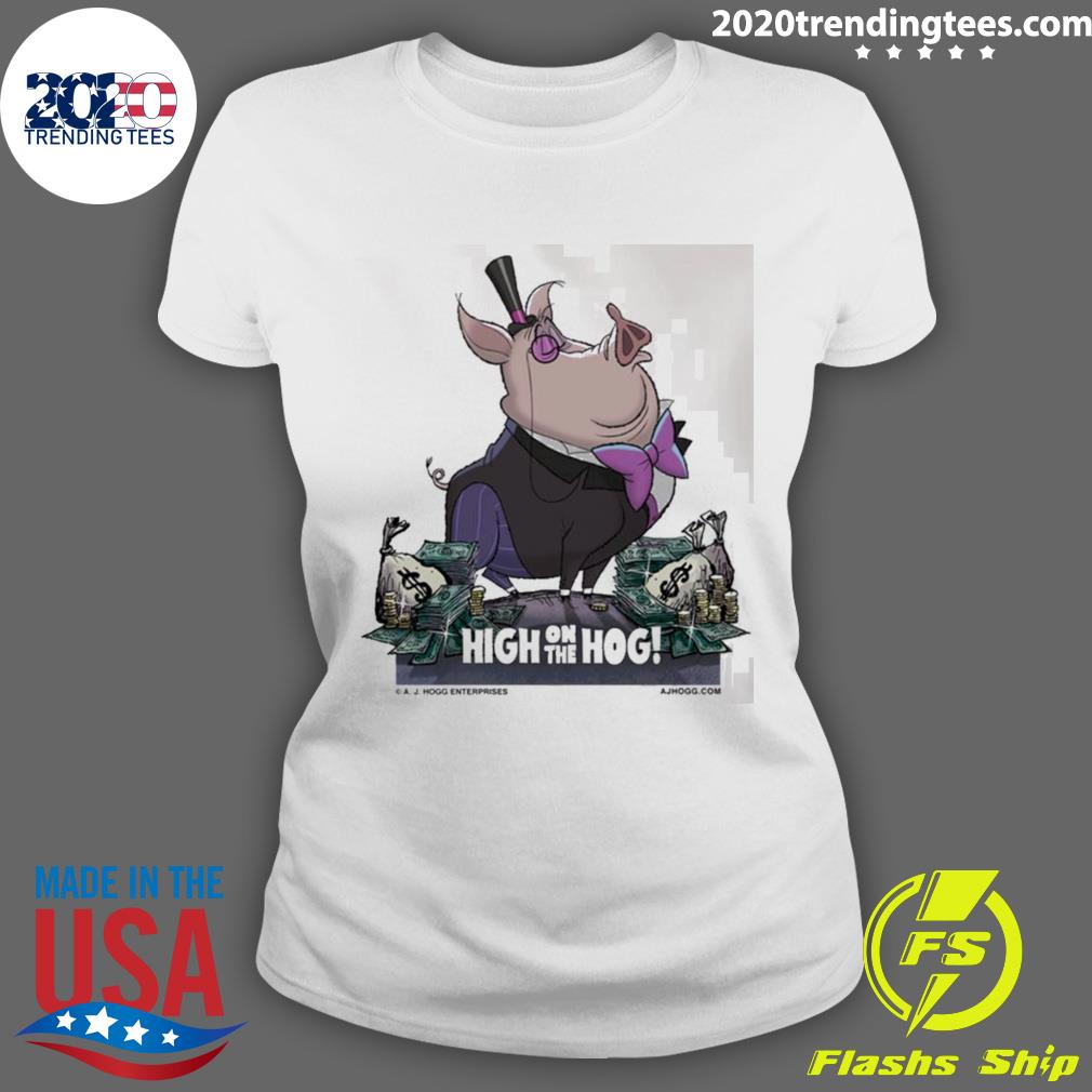 Official a J Hogg High On The Hog - Adult & Kids T-Shirts, Sweatshirts & Hoodies apparel design preview 3