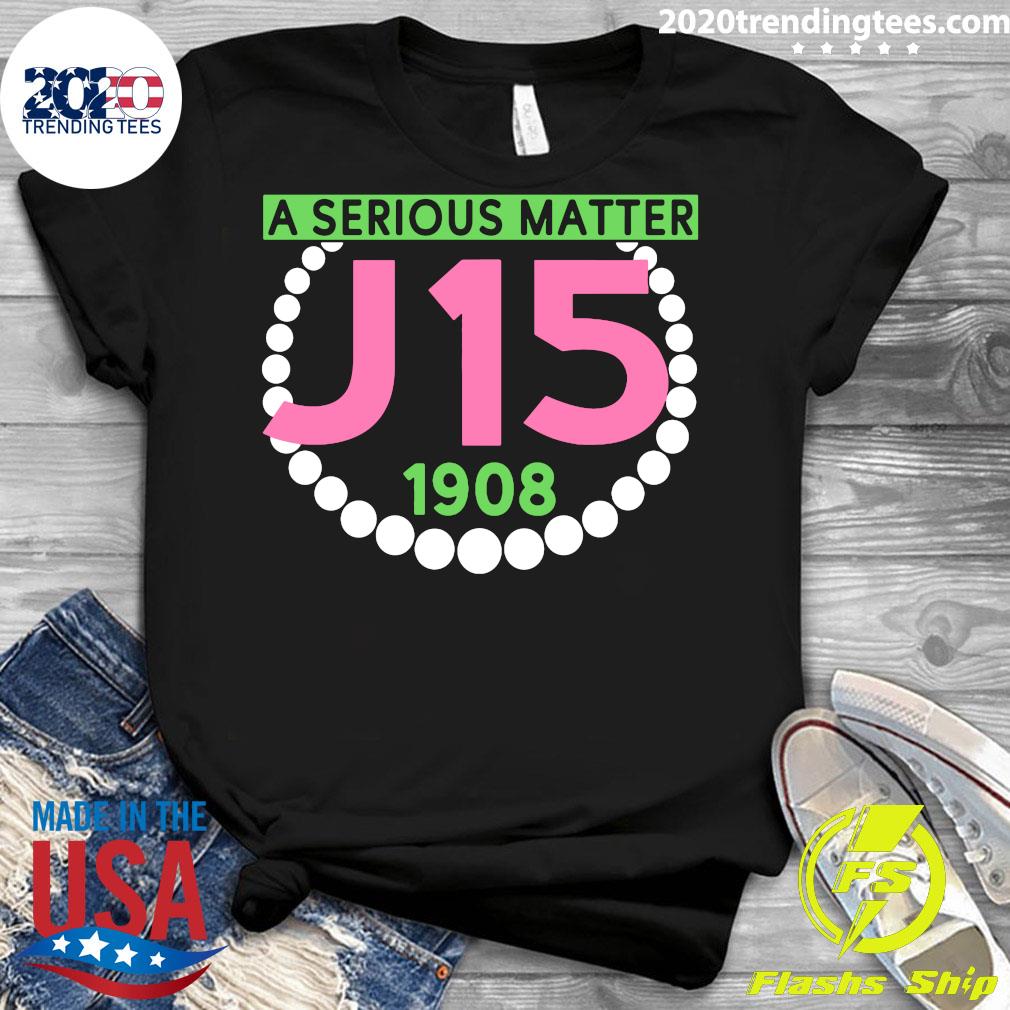 Official A Serious Matter J15 1908 Founders Day - Adult & Kids T-Shirts, Sweatshirts & Hoodies apparel design preview 3