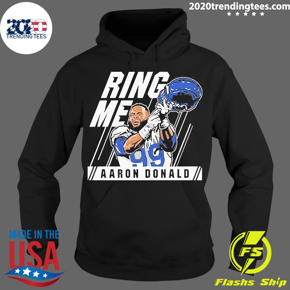 Official Aaron Donald Ring Me - Adult & Kids T-Shirts, Sweatshirts & Hoodies apparel design preview 2
