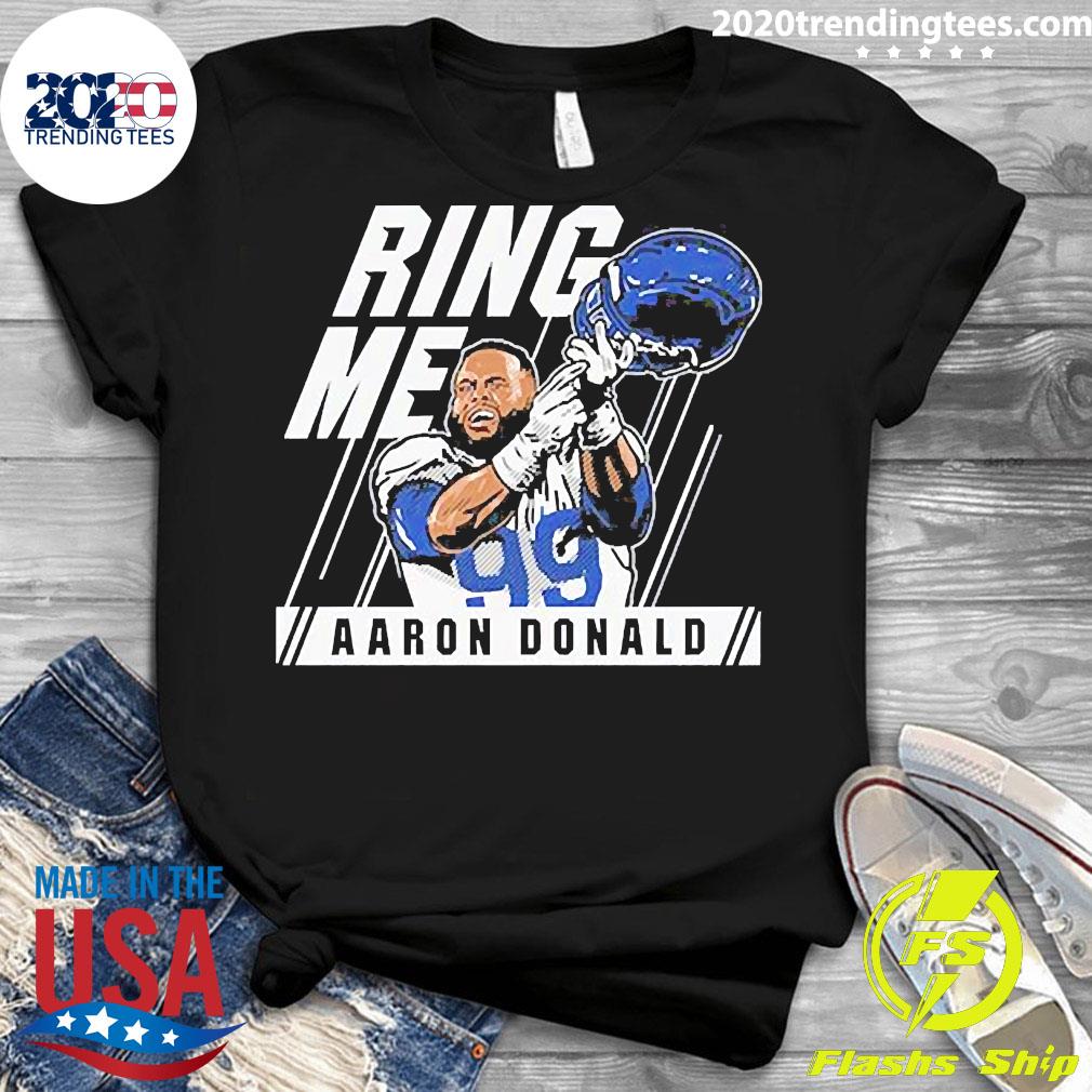 Official Aaron Donald Ring Me - Adult & Kids T-Shirts, Sweatshirts & Hoodies apparel design preview 3
