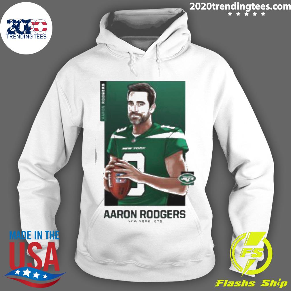 Official aaron Rodgers Jets - Adult & Kids T-Shirts, Sweatshirts & Hoodies apparel design preview 2