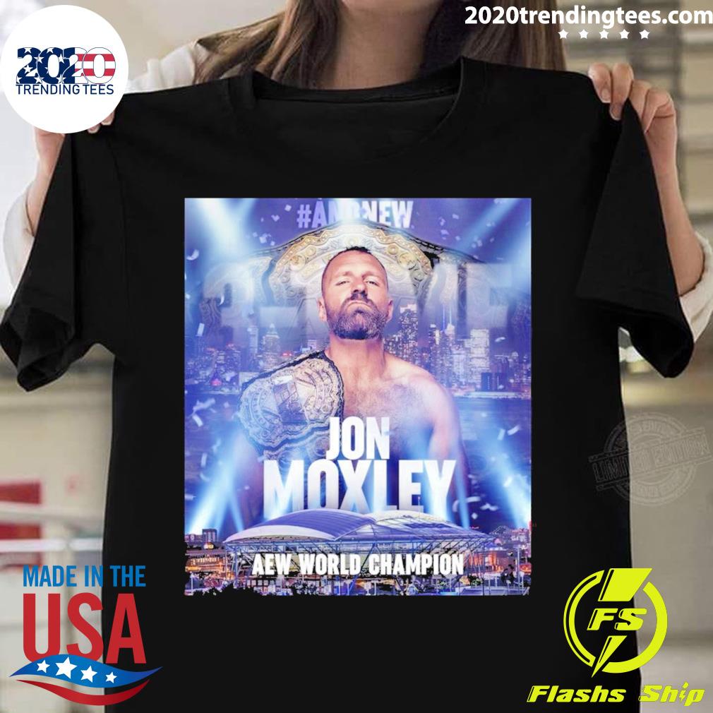 Official aew Dynamite Jon Moxley Champion Grand Slam - Adult & Kids T-Shirts, Sweatshirts & Hoodies apparel design preview 1
