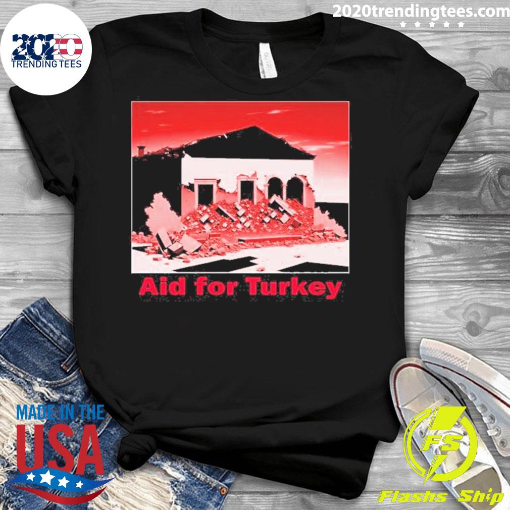 Official aid For Turkey - Adult & Kids T-Shirts, Sweatshirts & Hoodies apparel design preview 3