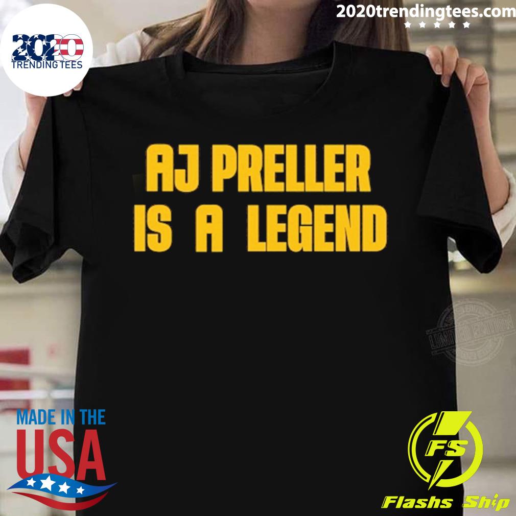 Official aj Preller Is A Legend - Adult & Kids T-Shirts, Sweatshirts & Hoodies apparel design preview 1
