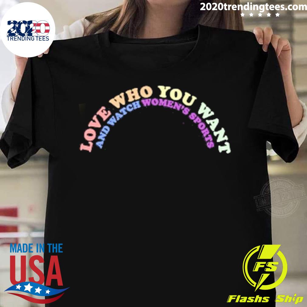 Official ali Riley Love Who You Want And Watch - Adult & Kids T-Shirts, Sweatshirts & Hoodies apparel design preview 1