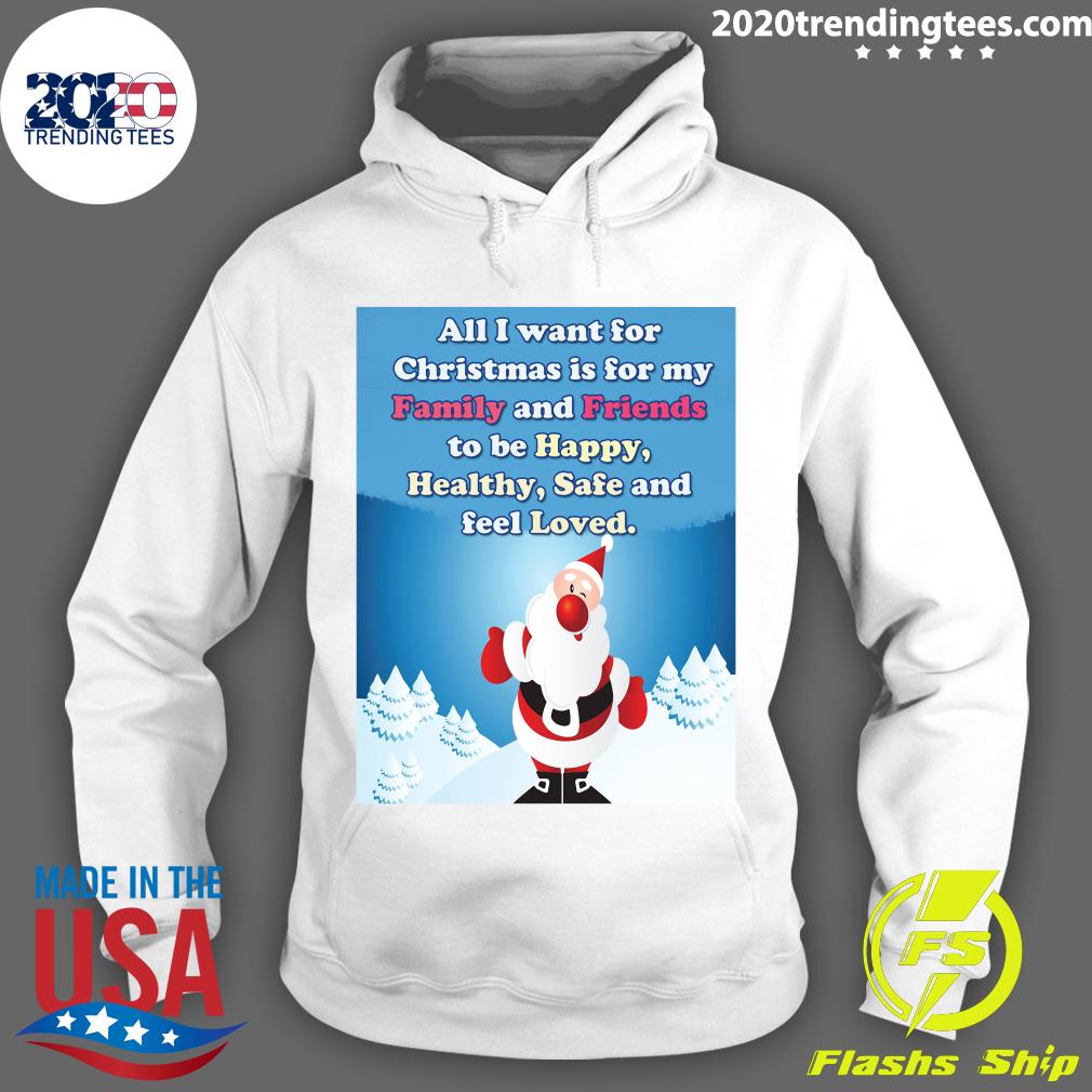 Official All I Want For Christmas Is My Family And - Adult & Kids T-Shirts, Sweatshirts & Hoodies apparel design preview 2