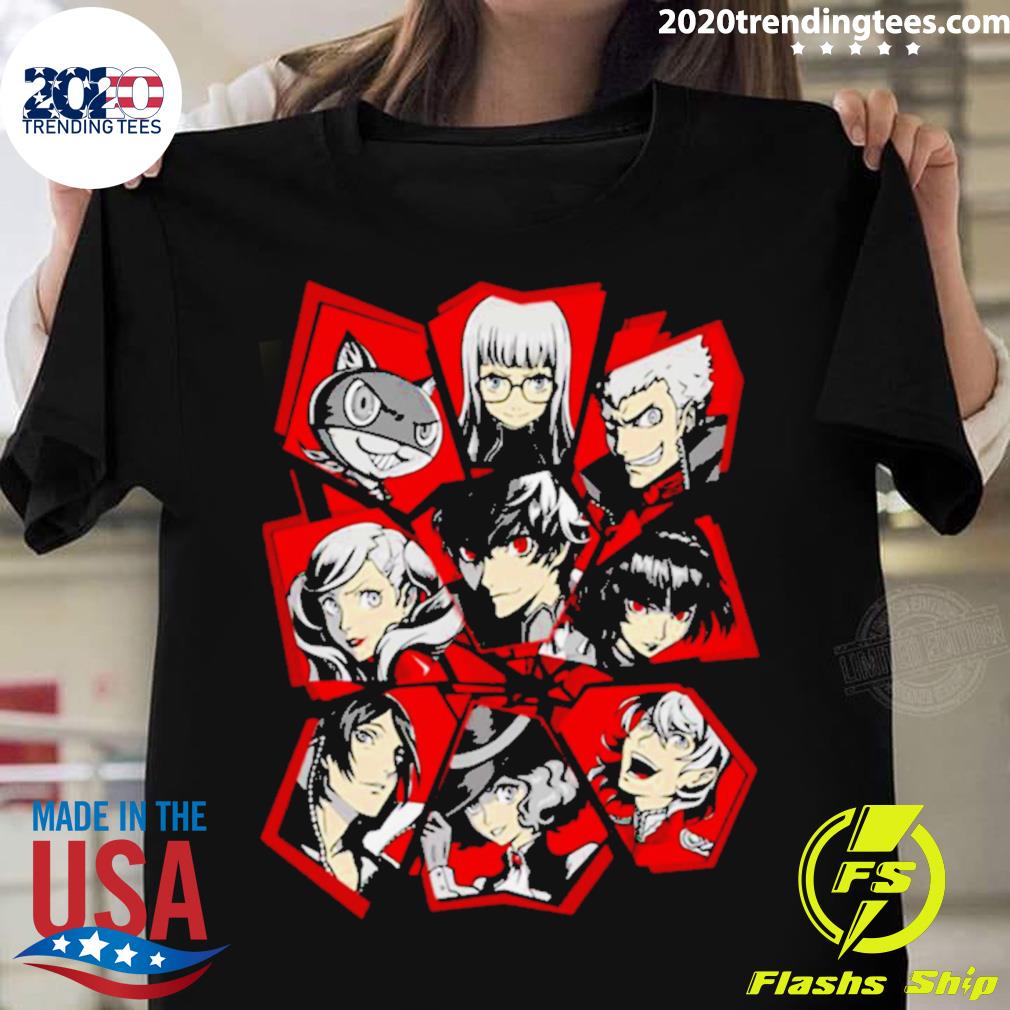 Official all Out Attack Persona 5 - Adult & Kids T-Shirts, Sweatshirts & Hoodies apparel design preview 1