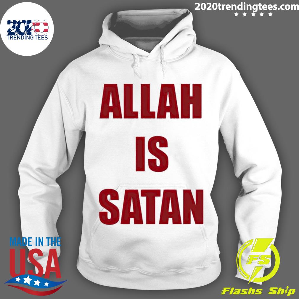 Official allah Is Satan - Adult & Kids T-Shirts, Sweatshirts & Hoodies apparel design preview 2