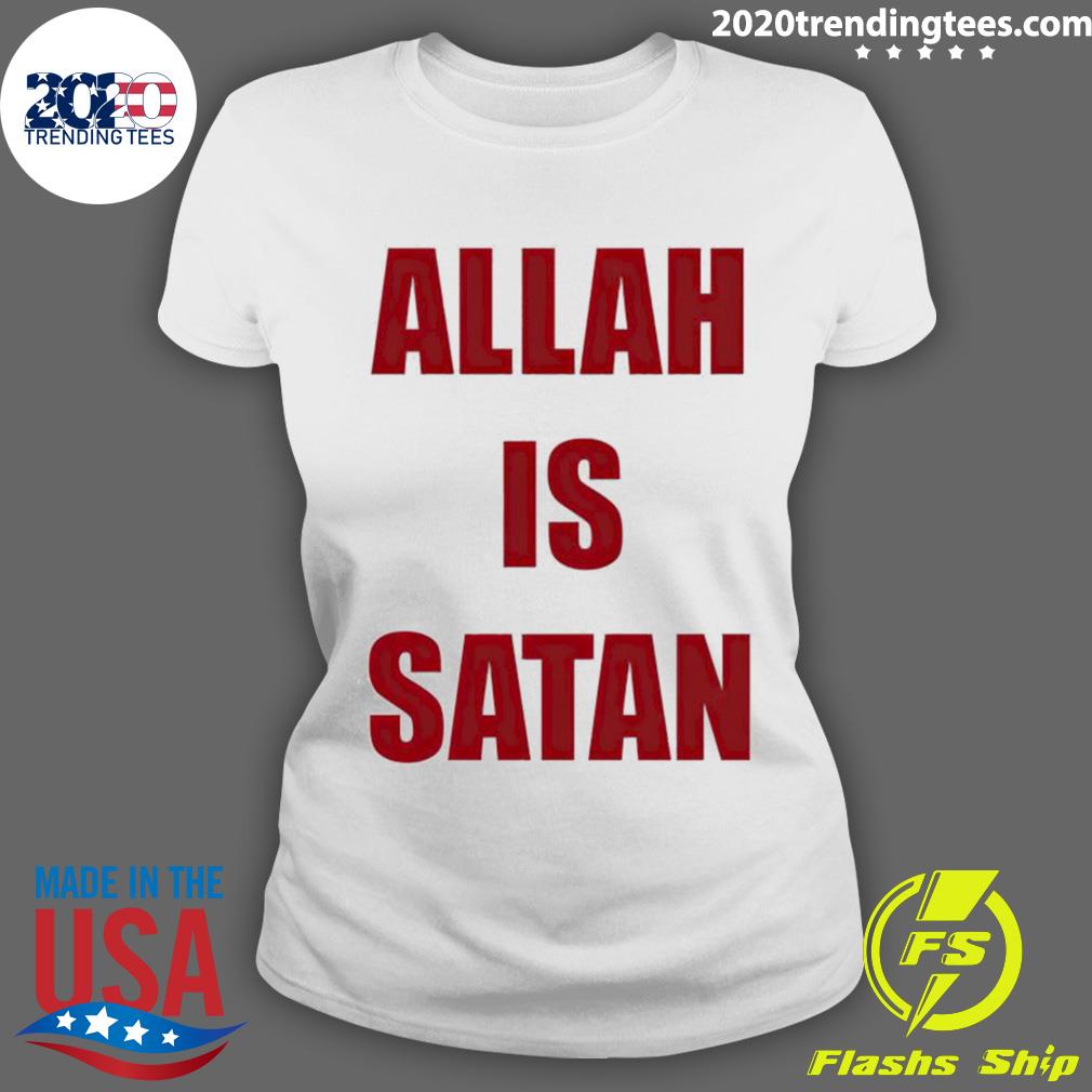 Official allah Is Satan - Adult & Kids T-Shirts, Sweatshirts & Hoodies apparel design preview 3