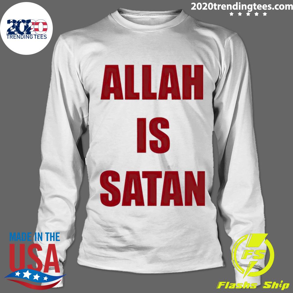 Official allah Is Satan - Adult & Kids T-Shirts, Sweatshirts & Hoodies apparel design preview 4