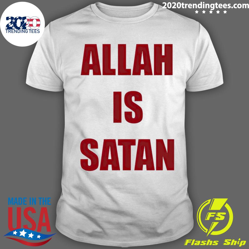 Official allah Is Satan - Adult & Kids T-Shirts, Sweatshirts & Hoodies apparel design preview 1
