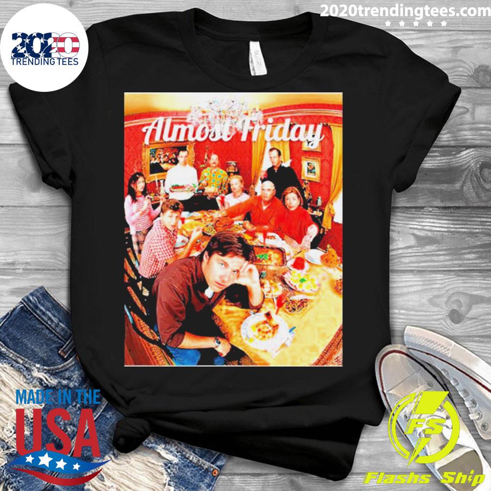 Official almost Friday Bluth - Adult & Kids T-Shirts, Sweatshirts & Hoodies apparel design preview 3