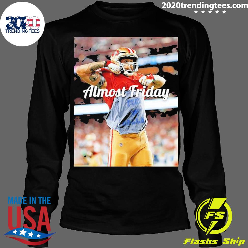 Official almost Friday Td Celebration - Adult & Kids T-Shirts, Sweatshirts & Hoodies apparel design preview 4