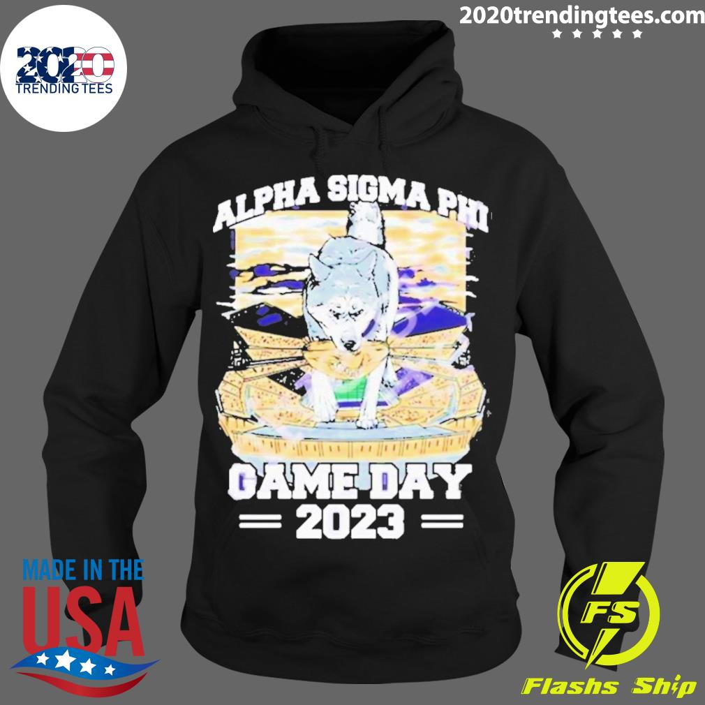 Official alpha Sigma Phi Gameday 2023 - Adult & Kids T-Shirts, Sweatshirts & Hoodies apparel design preview 2