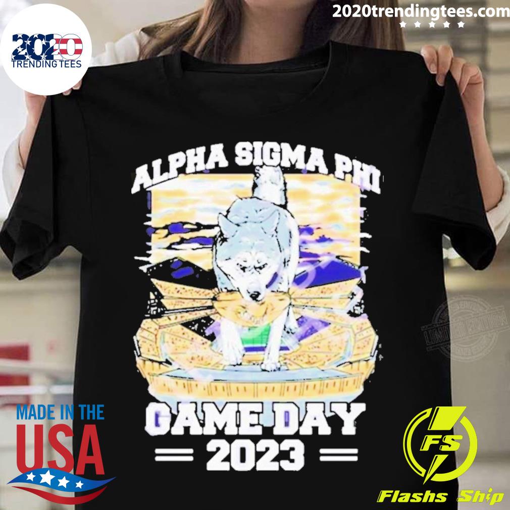 Official alpha Sigma Phi Gameday 2023 - Adult & Kids T-Shirts, Sweatshirts & Hoodies apparel design preview 1