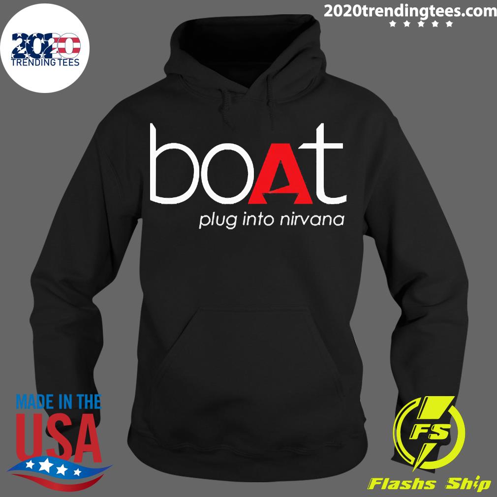 Official aman Gupta Boat Plug Into Nirvana - Adult & Kids T-Shirts, Sweatshirts & Hoodies apparel design preview 2