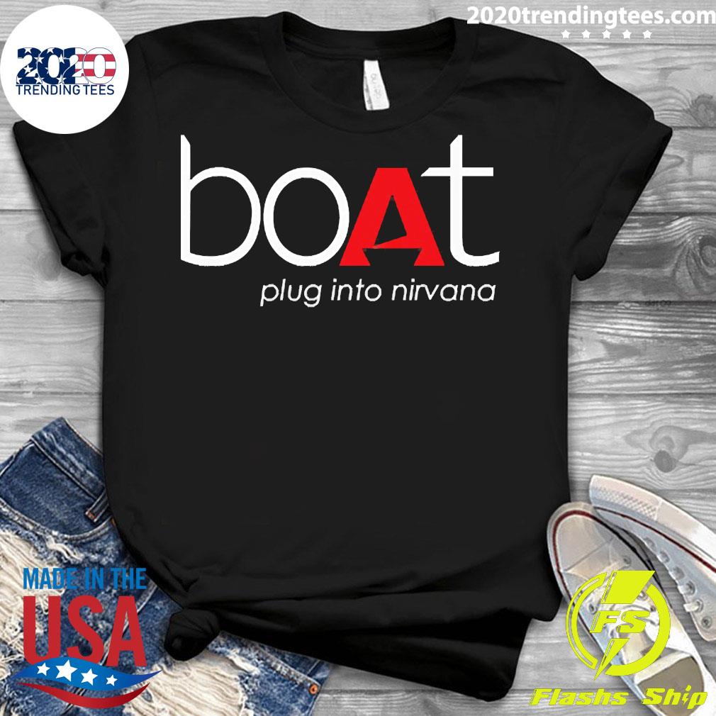 Official aman Gupta Boat Plug Into Nirvana - Adult & Kids T-Shirts, Sweatshirts & Hoodies apparel design preview 3