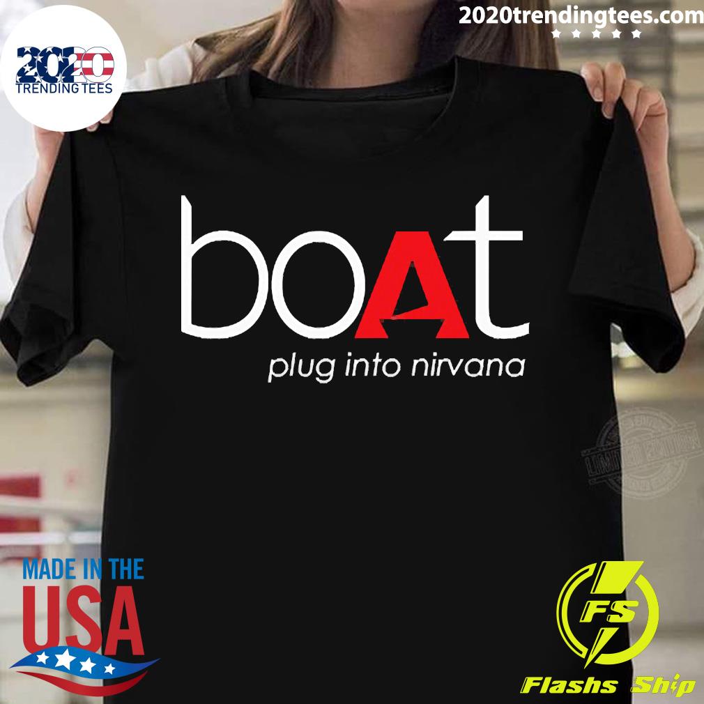 Official aman Gupta Boat Plug Into Nirvana - Adult & Kids T-Shirts, Sweatshirts & Hoodies apparel design preview 1