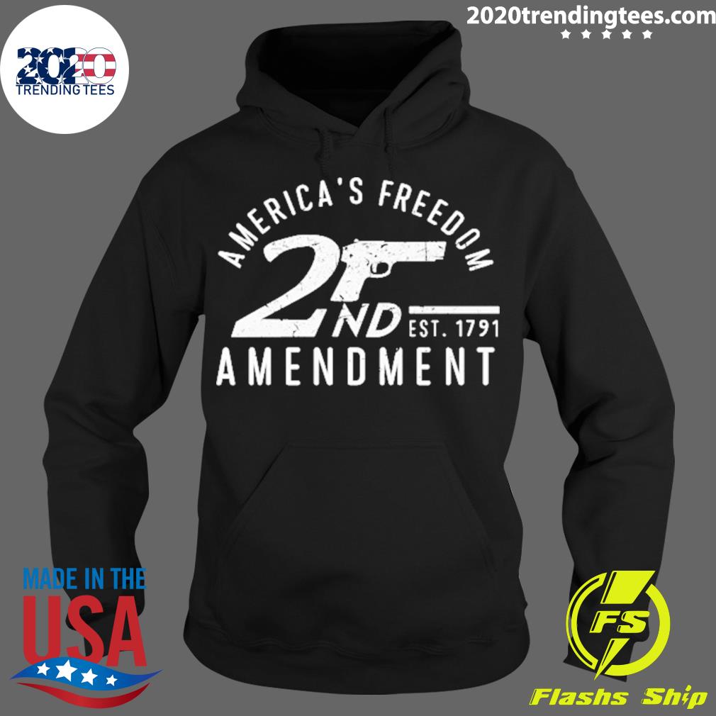 Official america's Freedom 2Nd Amendment - Adult & Kids T-Shirts, Sweatshirts & Hoodies apparel design preview 2