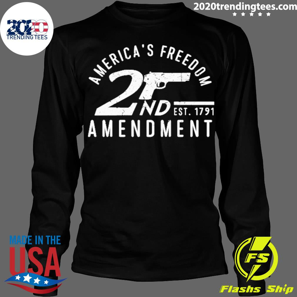 Official america's Freedom 2Nd Amendment - Adult & Kids T-Shirts, Sweatshirts & Hoodies apparel design preview 4