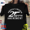 Official america's Freedom 2Nd Amendment - Adult & Kids T-Shirts, Sweatshirts & Hoodies apparel design preview 1