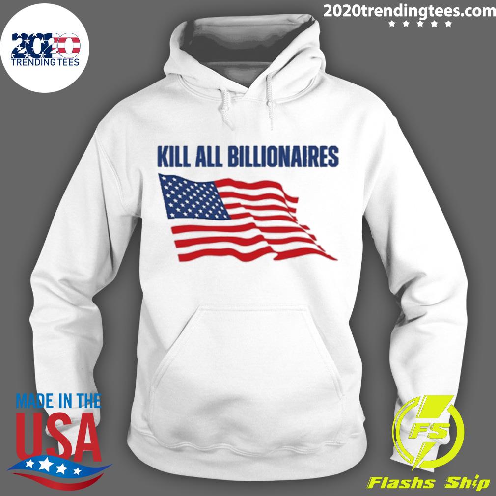 Official american flag kill all billionaires - Adult & Kids T-Shirts, Sweatshirts & Hoodies apparel design preview 2
