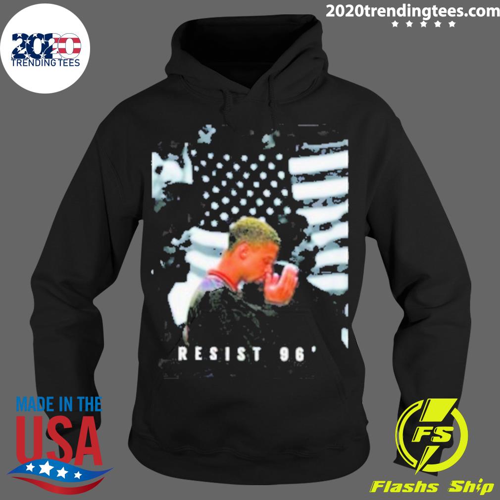 Official american Flag Resist 96′ - Adult & Kids T-Shirts, Sweatshirts & Hoodies apparel design preview 2
