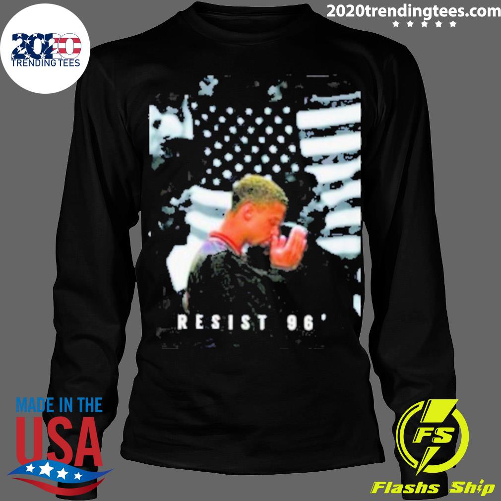 Official american Flag Resist 96′ - Adult & Kids T-Shirts, Sweatshirts & Hoodies apparel design preview 4