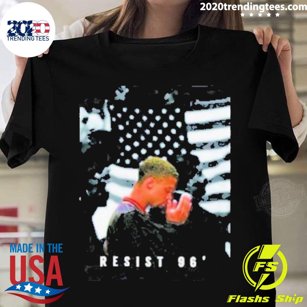 Official american Flag Resist 96′ - Adult & Kids T-Shirts, Sweatshirts & Hoodies apparel design preview 1