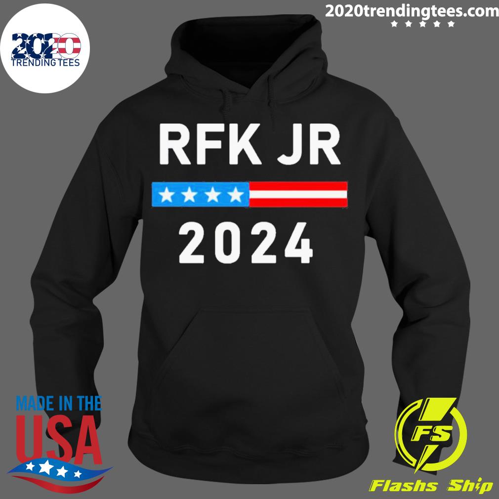 Official american Flag RFK Jr 2024 - Adult & Kids T-Shirts, Sweatshirts & Hoodies apparel design preview 2