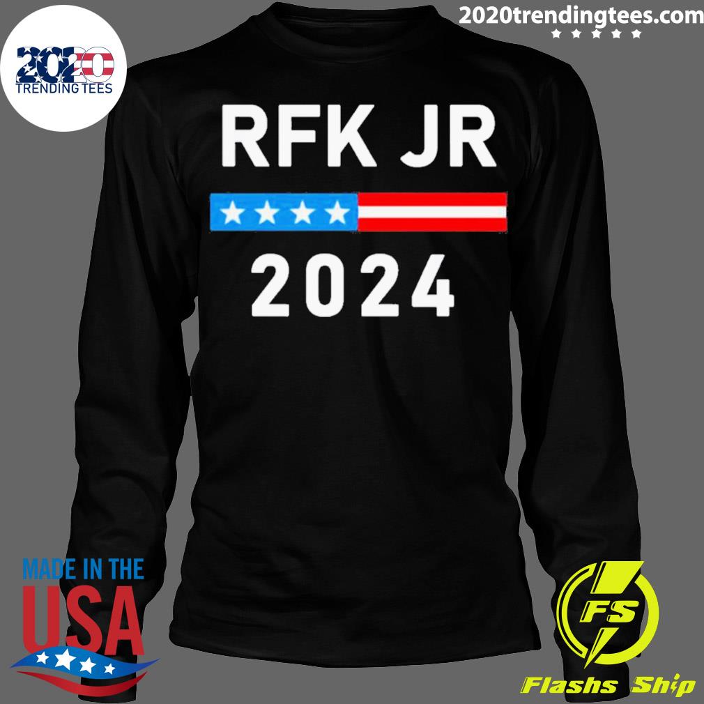Official american Flag RFK Jr 2024 - Adult & Kids T-Shirts, Sweatshirts & Hoodies apparel design preview 4
