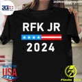 Official american Flag RFK Jr 2024 - Adult & Kids T-Shirts, Sweatshirts & Hoodies apparel design preview 1