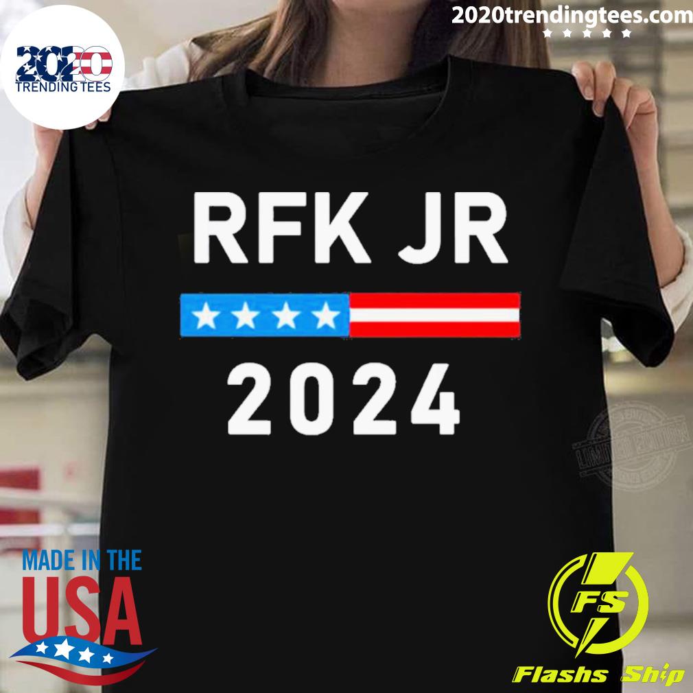 Official american Flag RFK Jr 2024 - Adult & Kids T-Shirts, Sweatshirts & Hoodies apparel design preview 1