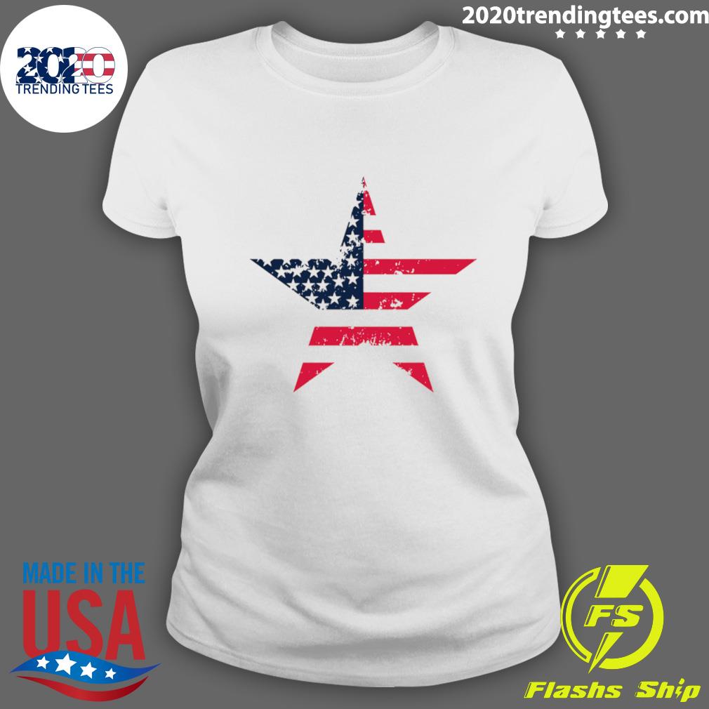 Official american Flag Star - Adult & Kids T-Shirts, Sweatshirts & Hoodies apparel design preview 3