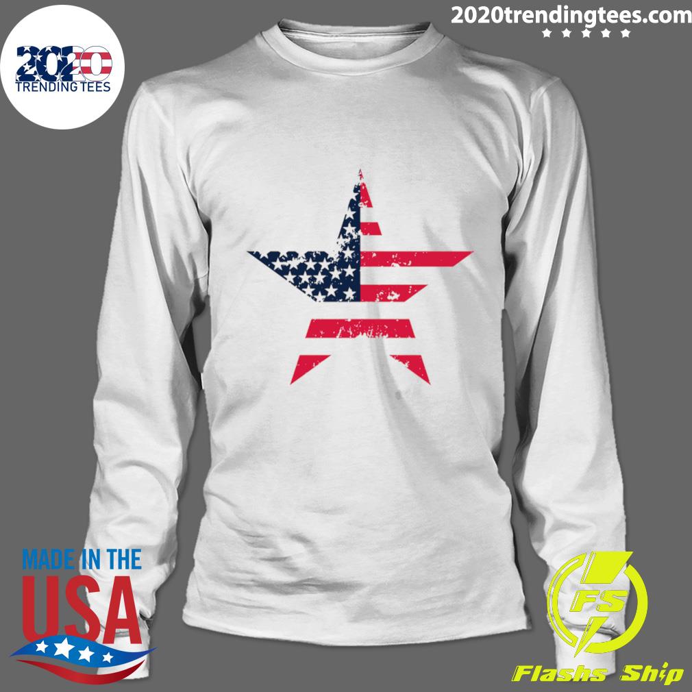Official american Flag Star - Adult & Kids T-Shirts, Sweatshirts & Hoodies apparel design preview 4