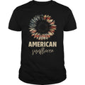 Official American Flag Sunflower - Adult & Kids T-Shirts, Sweatshirts & Hoodies apparel design preview 1