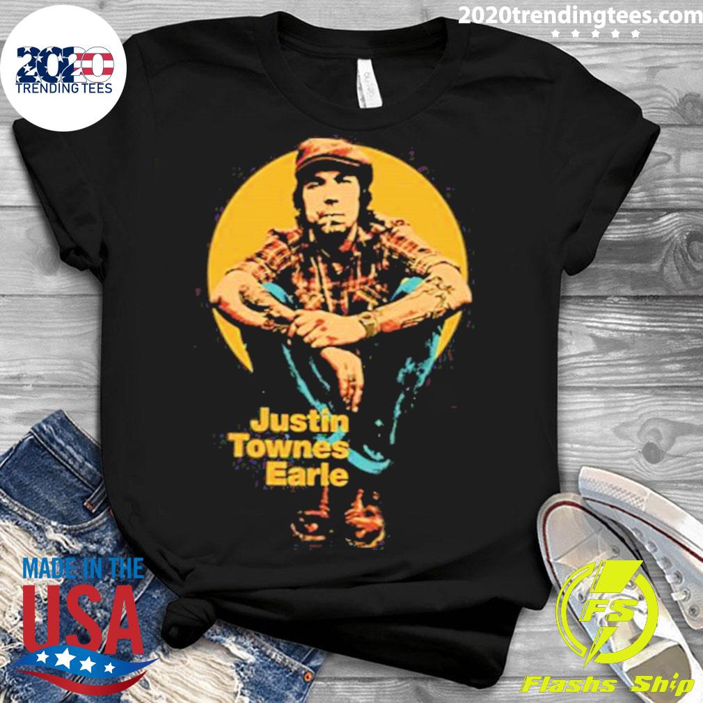 Official american Singer Justin Townes Earle - Adult & Kids T-Shirts, Sweatshirts & Hoodies apparel design preview 3