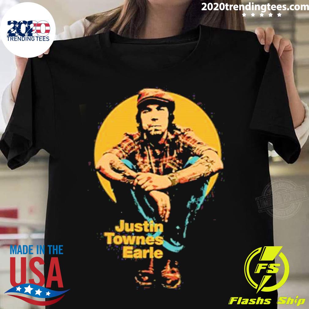 Official american Singer Justin Townes Earle - Adult & Kids T-Shirts, Sweatshirts & Hoodies apparel design preview 1