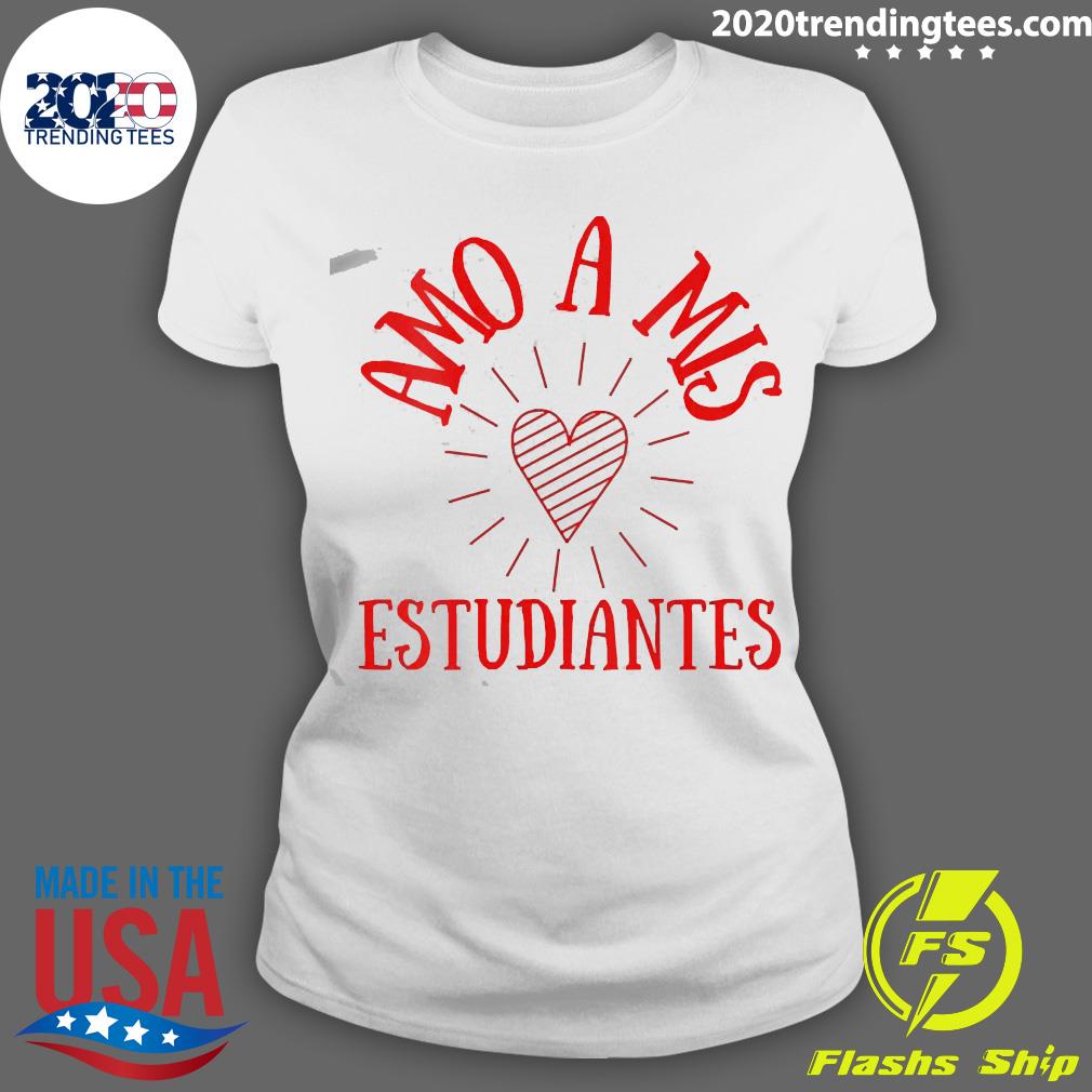 Official Amo A Mis Estudiantes Spanish Teacher - Adult & Kids T-Shirts, Sweatshirts & Hoodies apparel design preview 3