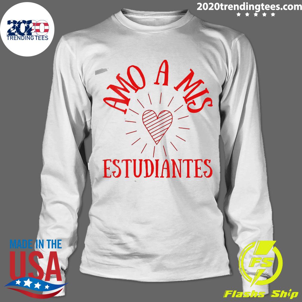 Official Amo A Mis Estudiantes Spanish Teacher - Adult & Kids T-Shirts, Sweatshirts & Hoodies apparel design preview 4