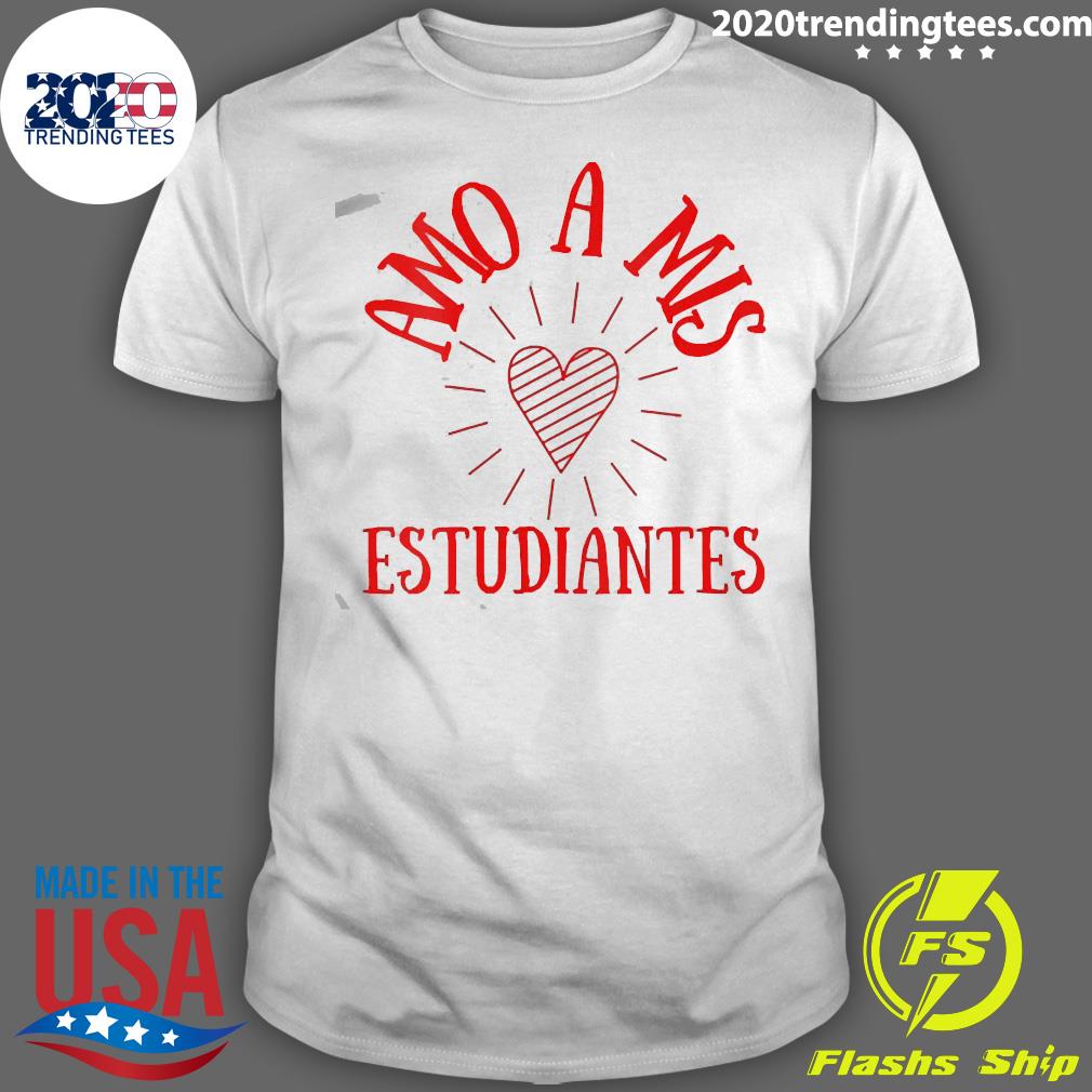 Official Amo A Mis Estudiantes Spanish Teacher - Adult & Kids T-Shirts, Sweatshirts & Hoodies apparel design preview 1