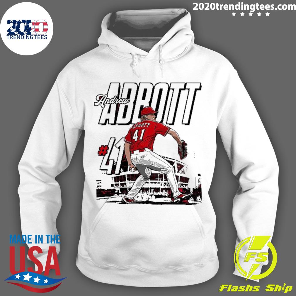 Official andrew Abbott MLBPA Stadium - Adult & Kids T-Shirts, Sweatshirts & Hoodies apparel design preview 2