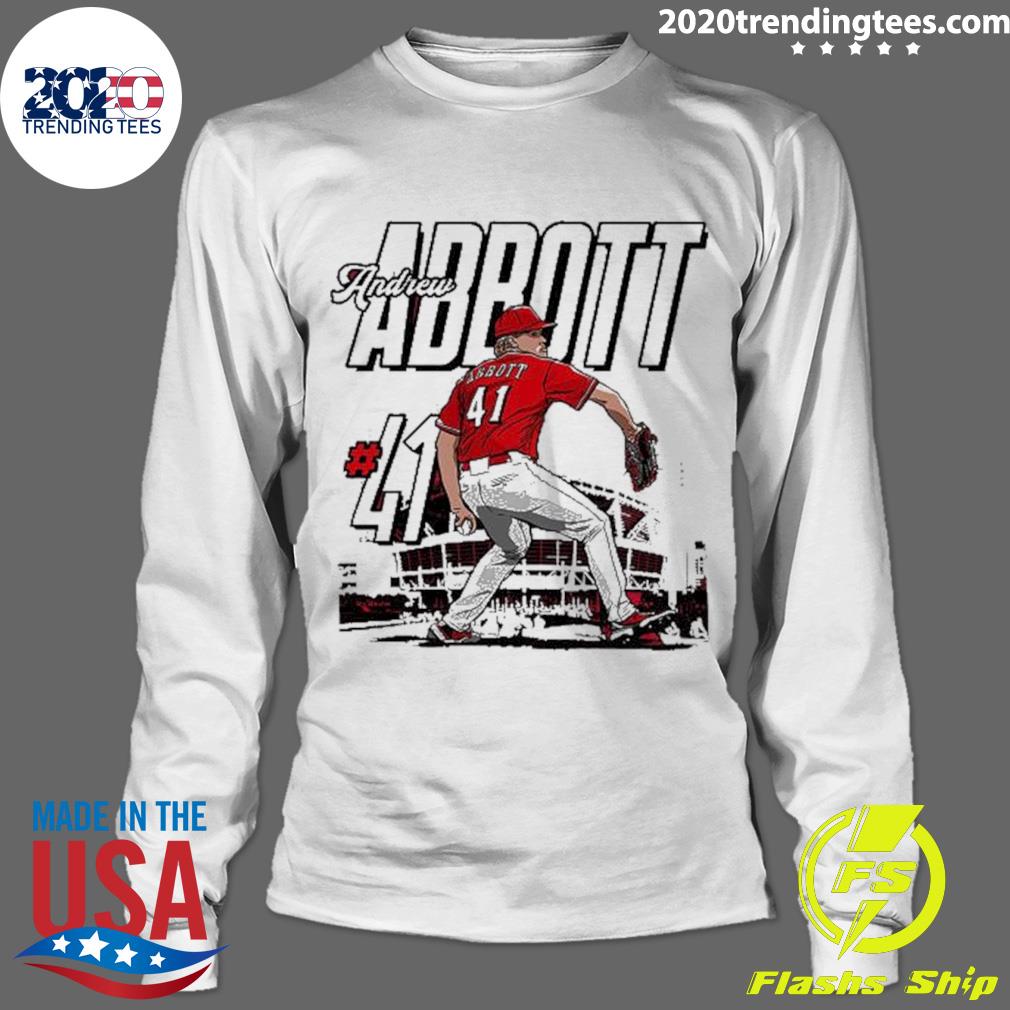 Official andrew Abbott MLBPA Stadium - Adult & Kids T-Shirts, Sweatshirts & Hoodies apparel design preview 4