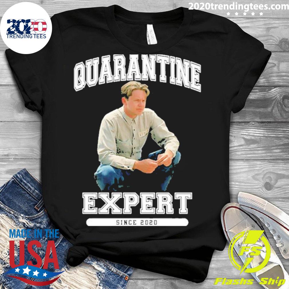 Official andy Dufresne Quarantine Expert The - Adult & Kids T-Shirts, Sweatshirts & Hoodies apparel design preview 3